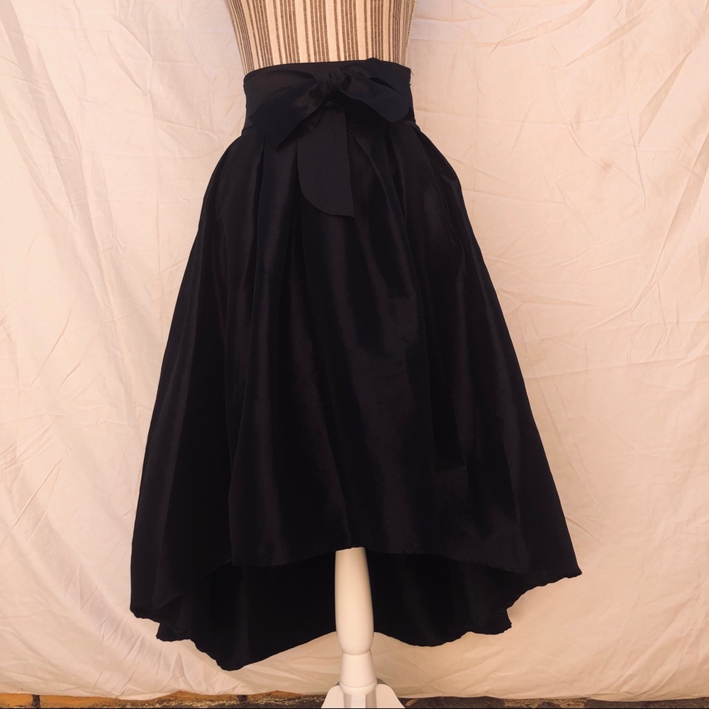 Pleated Black Skirt
